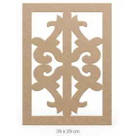 DS038 Selçuklu Motifli Dekoratif Ahşap Duvar Panosu Boyanabilir Obje